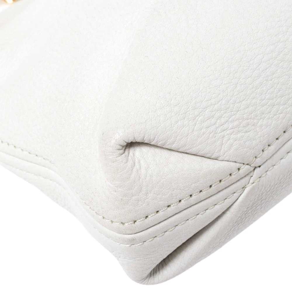 Michael Kors Off White Leather Weston Crossbody Bag For Women - Image 12