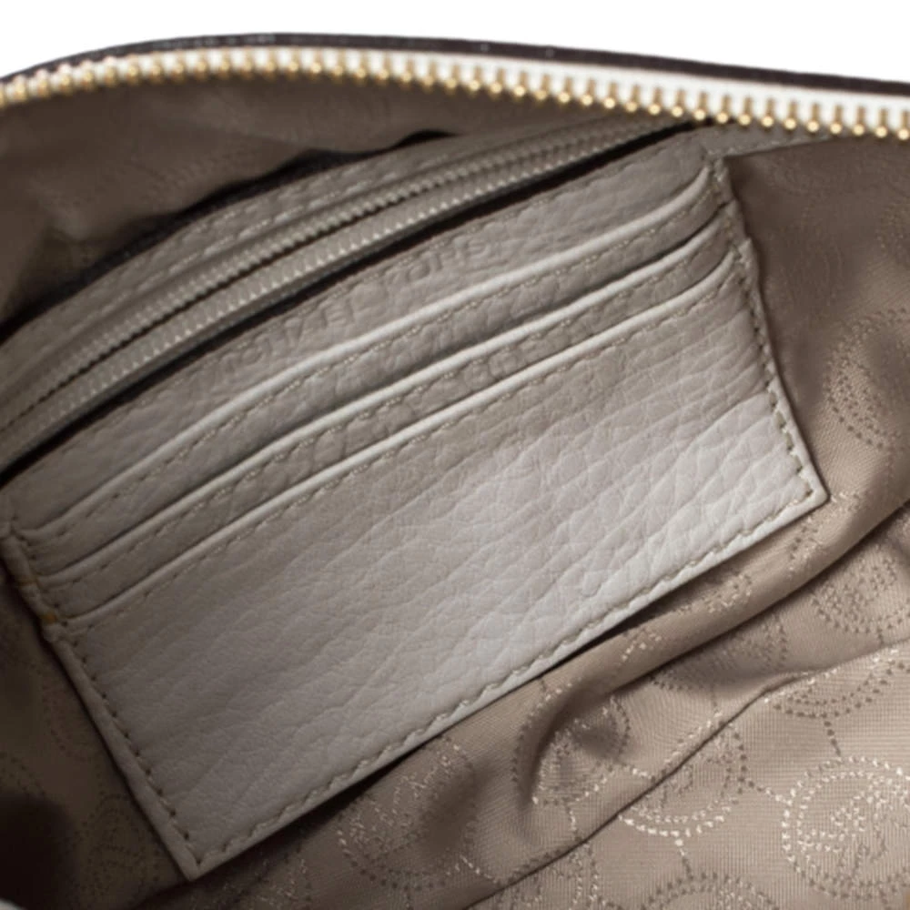 Michael Kors Off White Leather Weston Crossbody Bag For Women - Image 8
