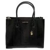 Michael Kors Black Snakeskin Large Mercer Tote For Women