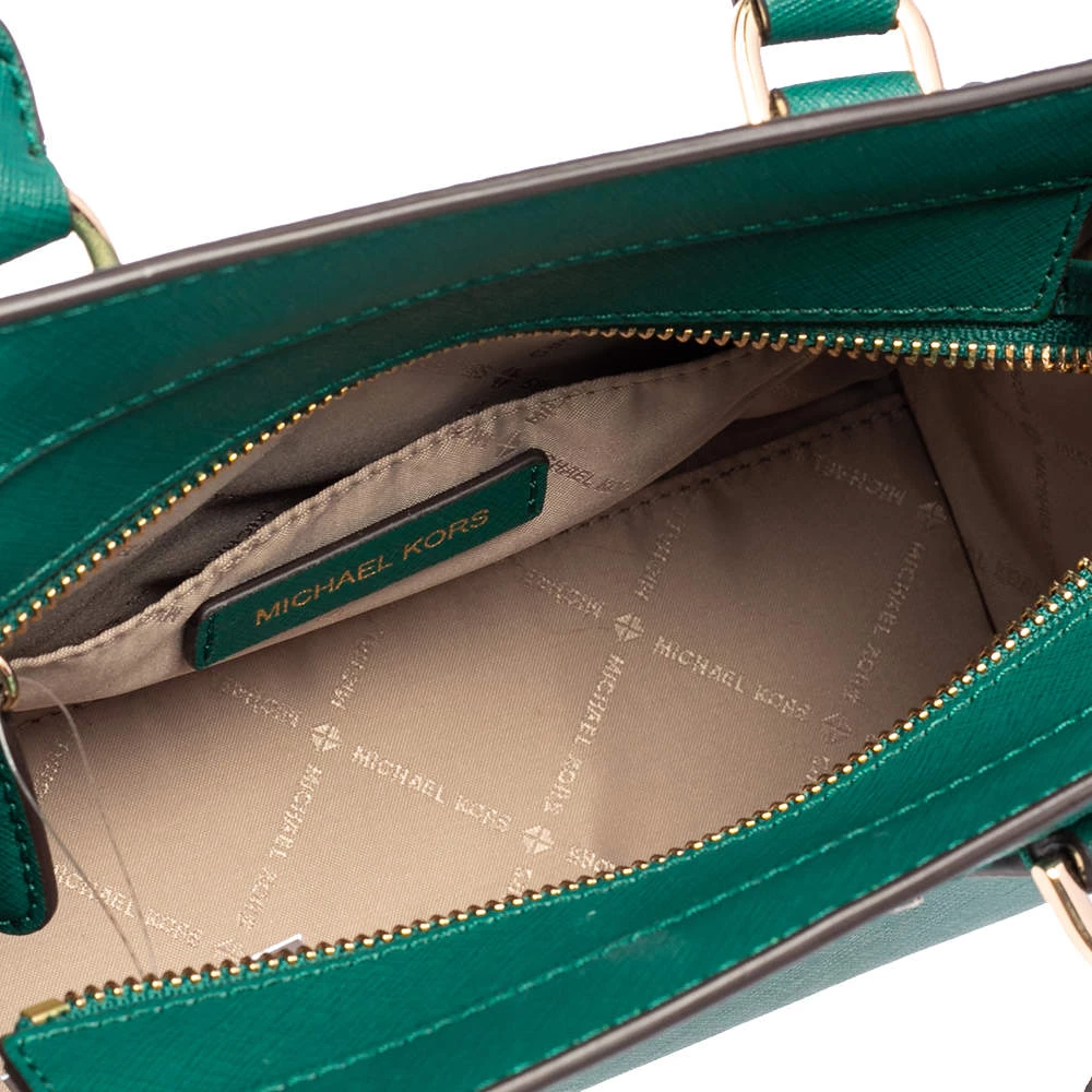 Michael Kors Green Leather Small Dillon Tote For Women - Image 7