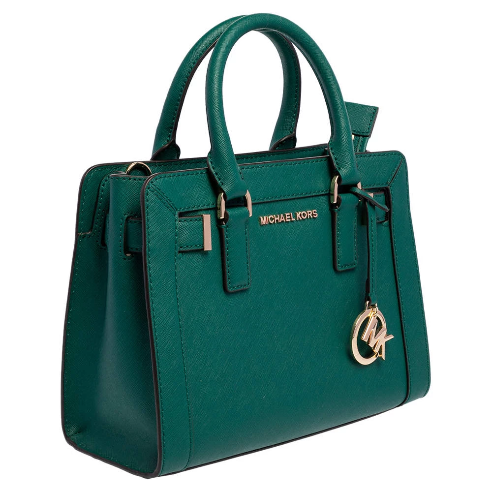 Michael Kors Green Leather Small Dillon Tote For Women - Image 3