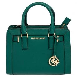 Michael Kors Green Leather Small Dillon Tote For Women