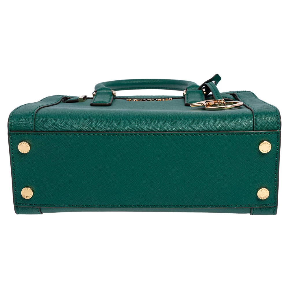 Michael Kors Green Leather Small Dillon Tote For Women - Image 6