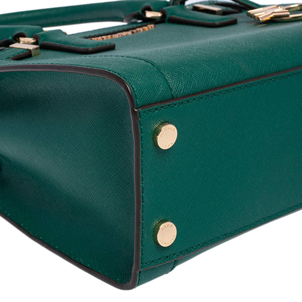 Michael Kors Green Leather Small Dillon Tote For Women - Image 10