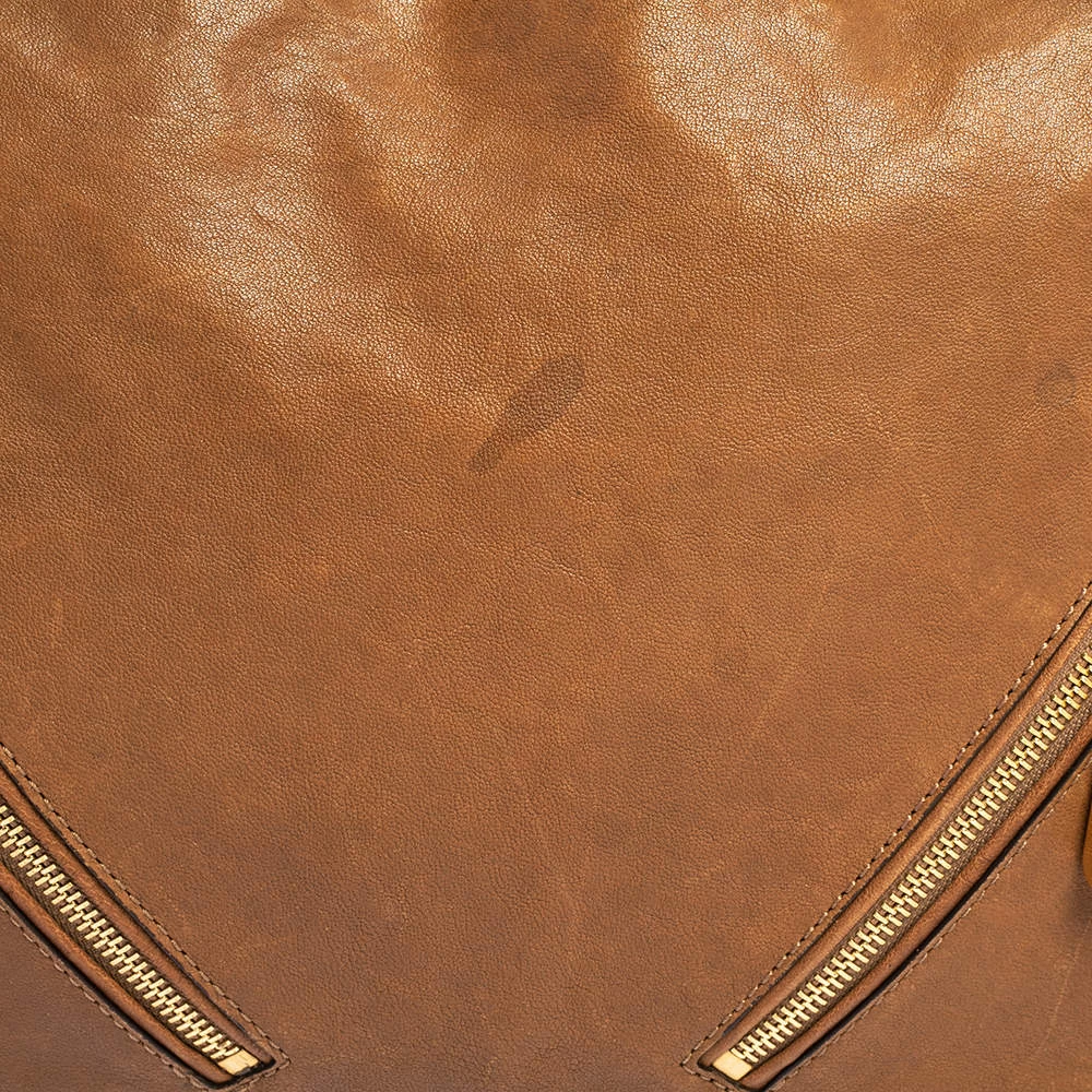 Michael Kors Tan Leather Matilda Slim Satchel For Women - Image 7