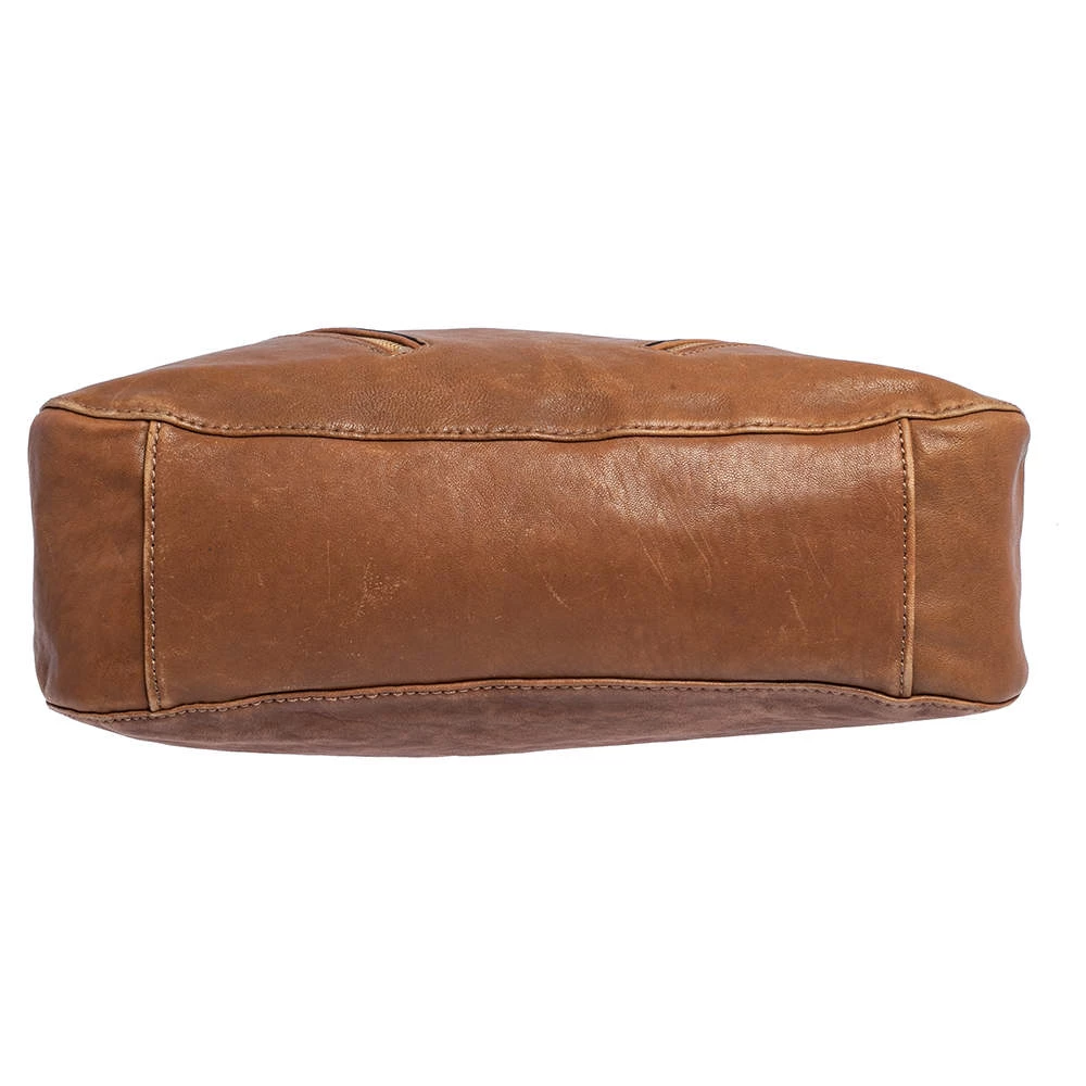 Michael Kors Tan Leather Matilda Slim Satchel For Women - Image 9