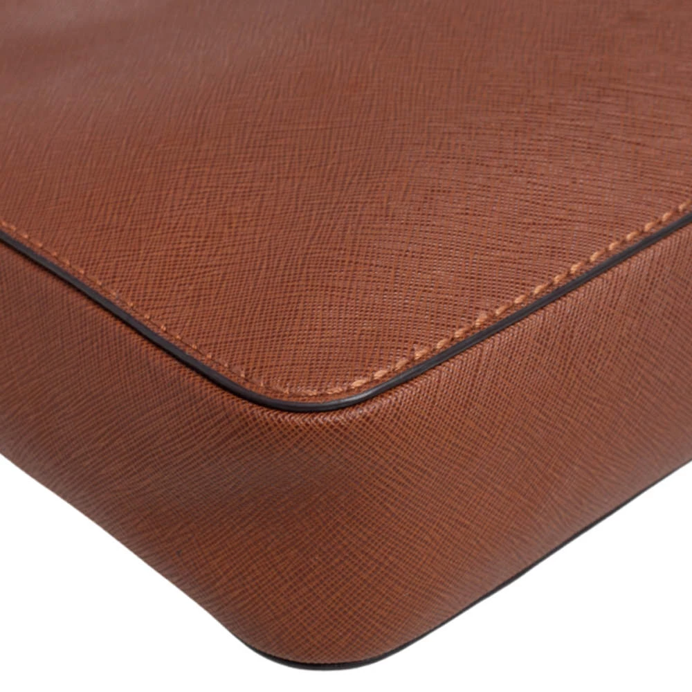 Michael Kors Brown Saffiano Leather Jet Set Camera Crossbody Bag For Women - Image 12