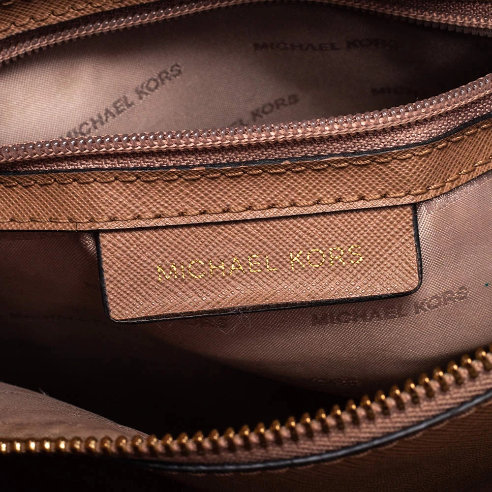 Michael Kors Brown Grained Leather Large Mercer Tote For Women - Image 8