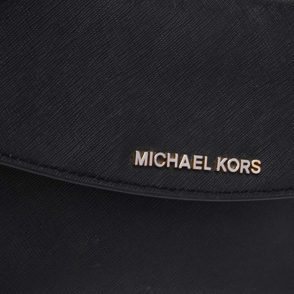 Michael Kors Black Leather Extra Small Ava Crossbody Bag For Women - Image 5