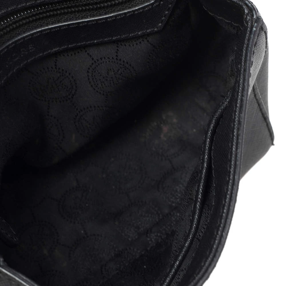 Michael Kors Black Leather Extra Small Ava Crossbody Bag For Women - Image 7