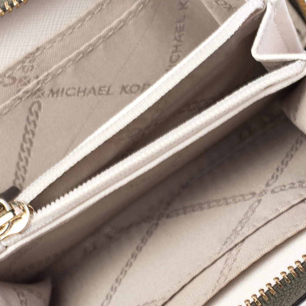 Michael Kors Multicolor Leather Mott Zip Around Wallet For Women - Image 2