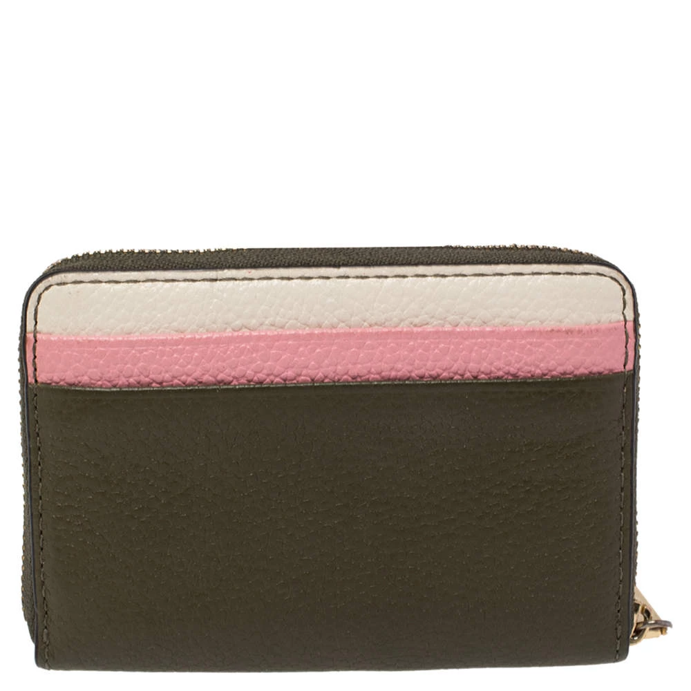 Michael Kors Multicolor Leather Mott Zip Around Wallet For Women - Image 4