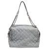Michael Kors Grey Quilted Leather Rachel Satchel For Women