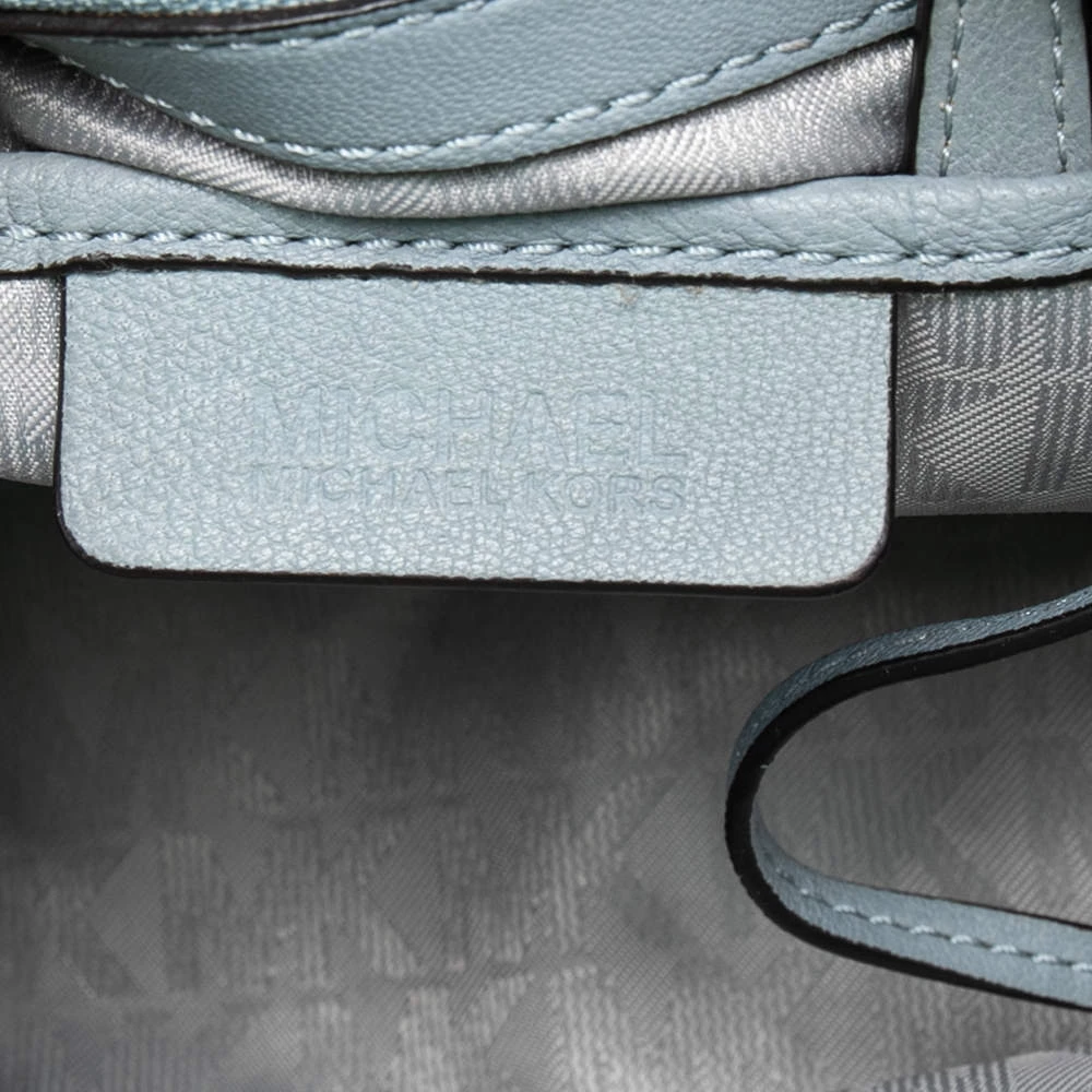 Michael Kors Grey Quilted Leather Rachel Satchel For Women - Image 8