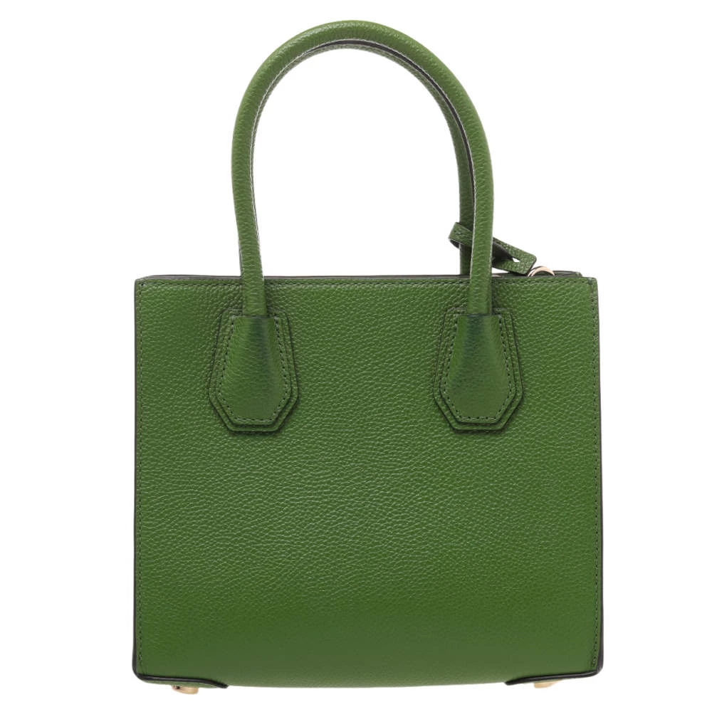 Michael Kors Green Floral Embellished Leather Small Mercer Tote For Women - Image 4