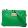Michael Kors Green Leather Jet Set Crossbody Bag For Women