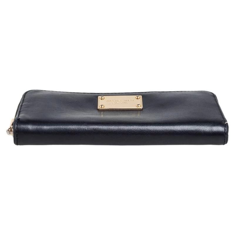 Michael Kors Black Leather Zip Around Wallet For Women - Image 6