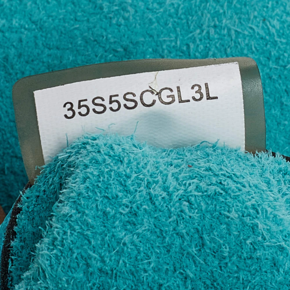 Michael Kors Aqua Blue Leather Large Colgate Grab Tote For Women - Image 8