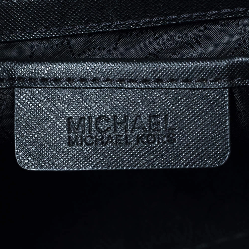 MICHAEL Michael Kors Black Leather Large Selma Satchel For Women - Image 9