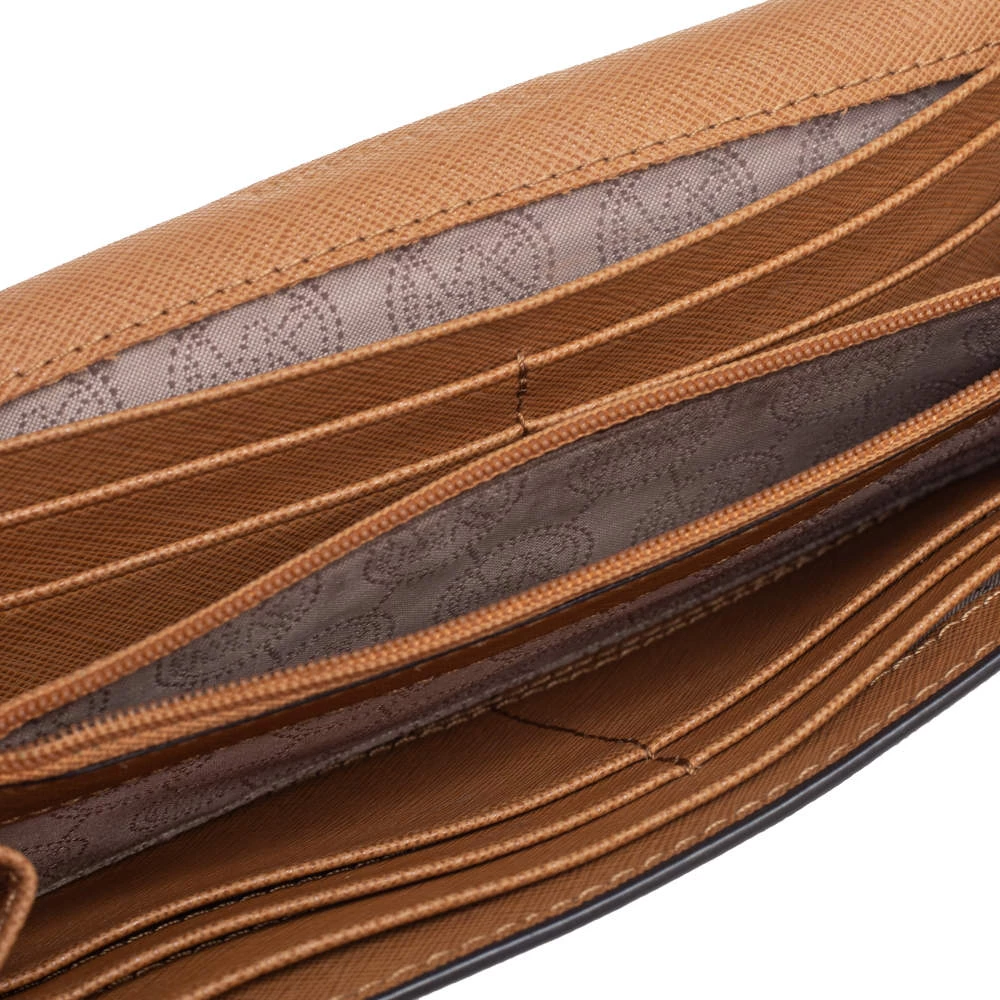 Michael Kors Tan Leather Continental Wallet For Women - Image 3