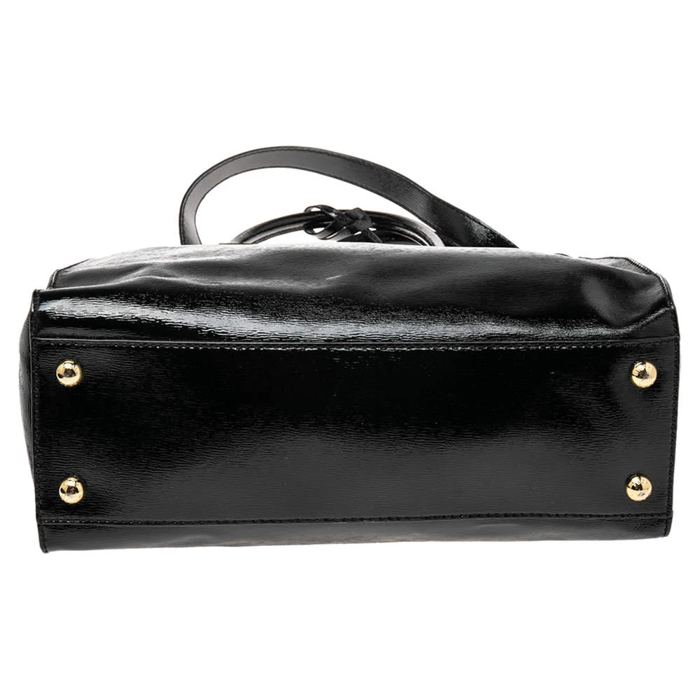 MICHAEL Michael Kors Black Patent Leather Large Hamilton North South Tote For Women - Image 6