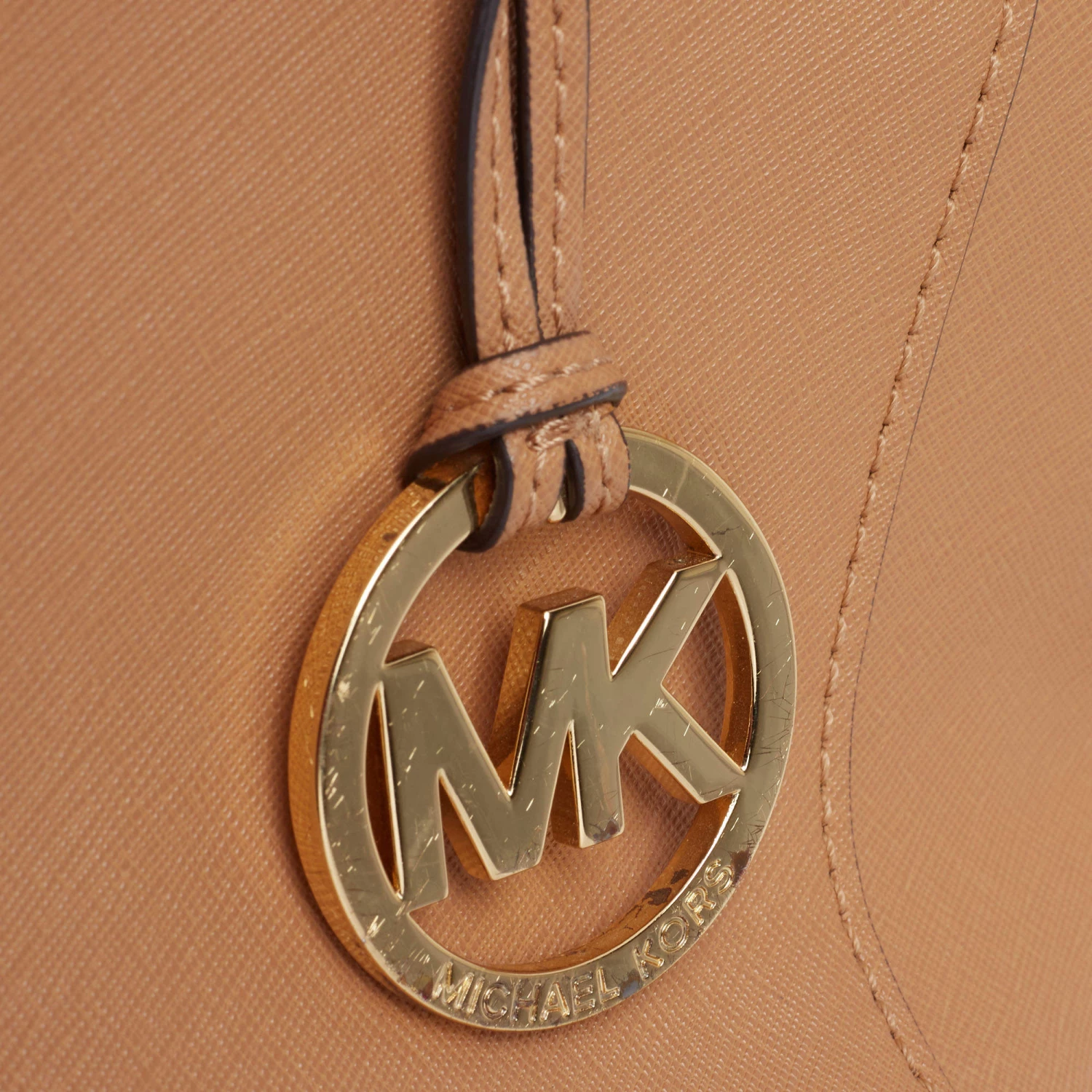 Michael Kors Brown Saffiano Leather Savannah Satchel For Women - Image 6