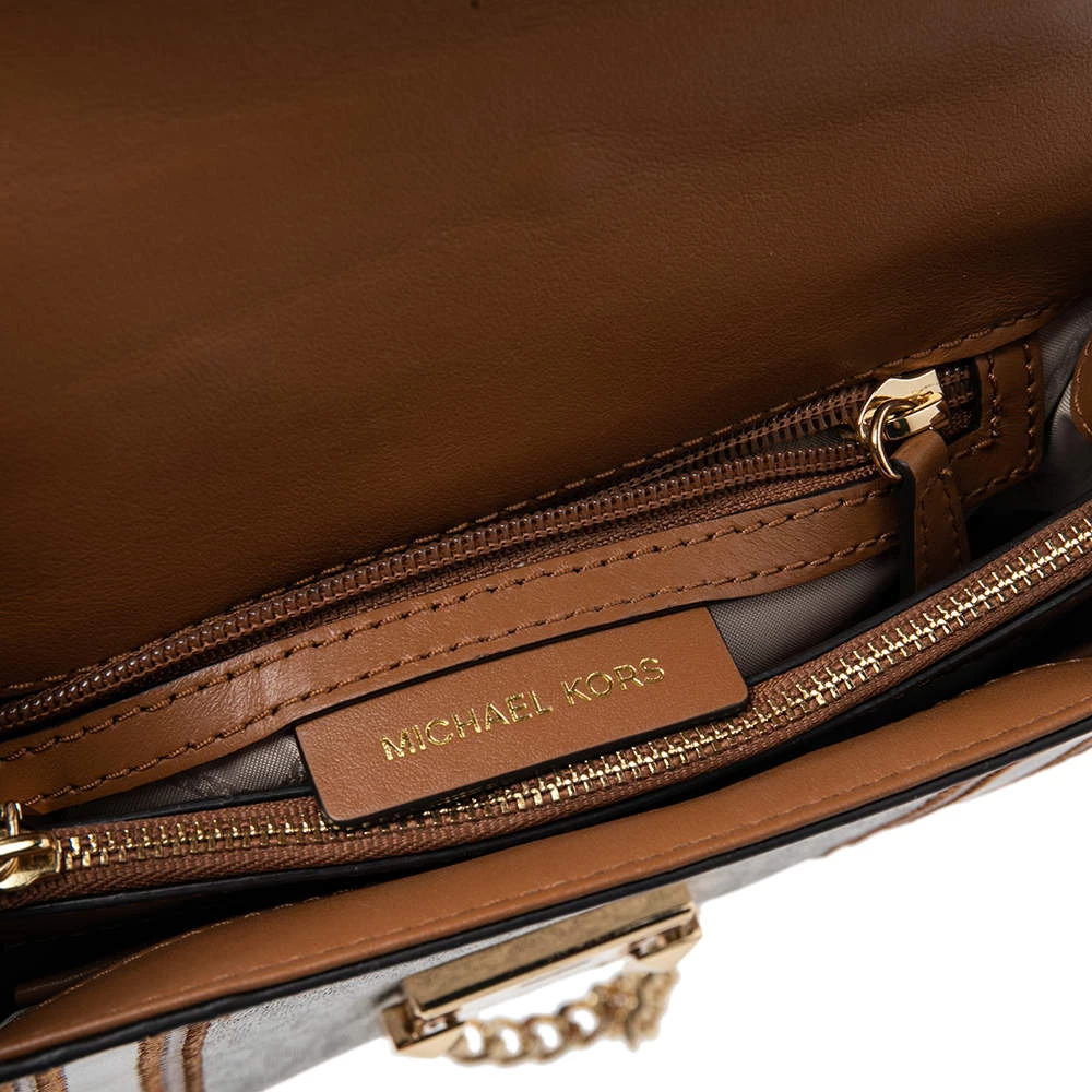 Michael Kors Multicolor Signature Canvas And Leather Whitney Shoulder Bag For Women - Image 8