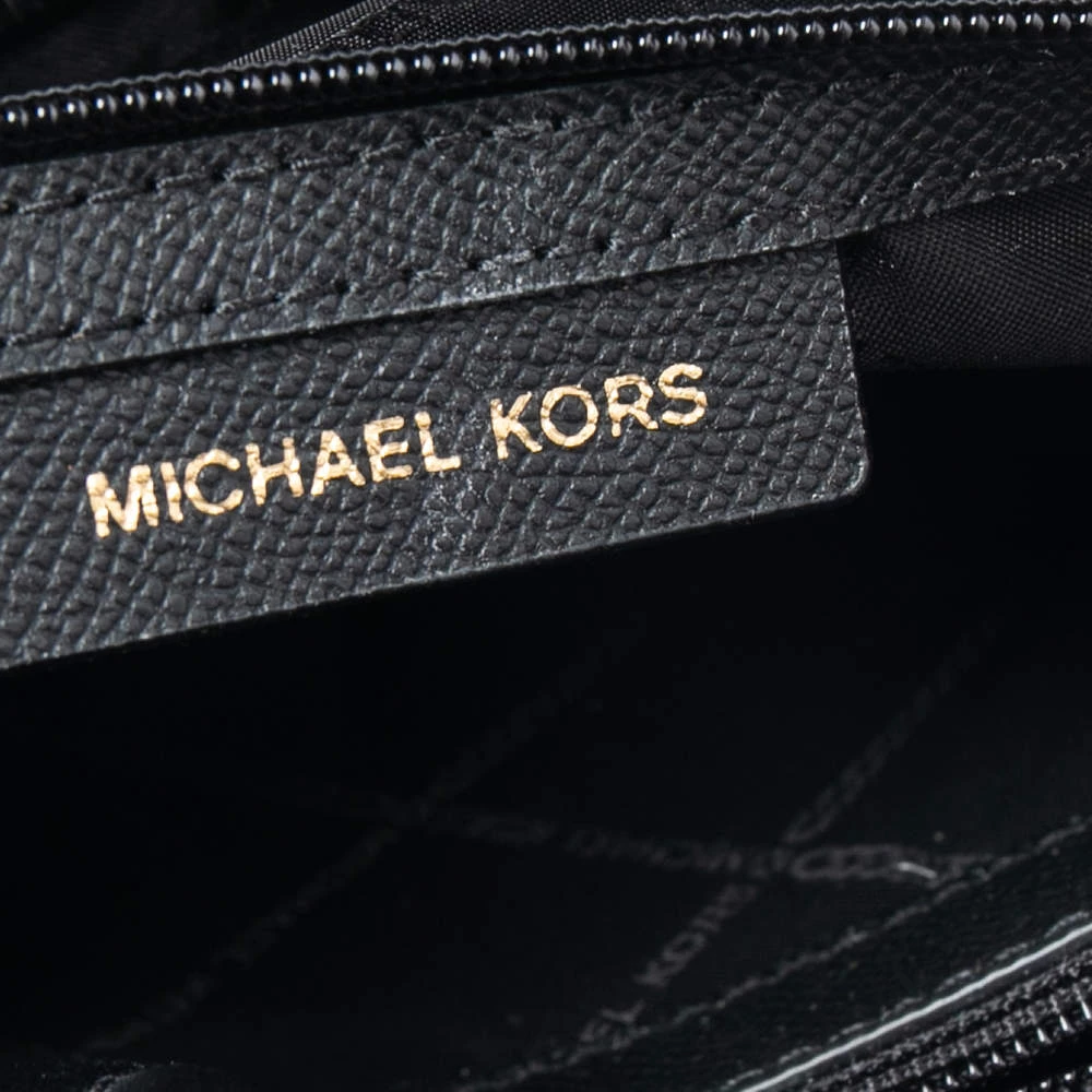 Michael Kors Black Leather Voyager Tote For Women - Image 8