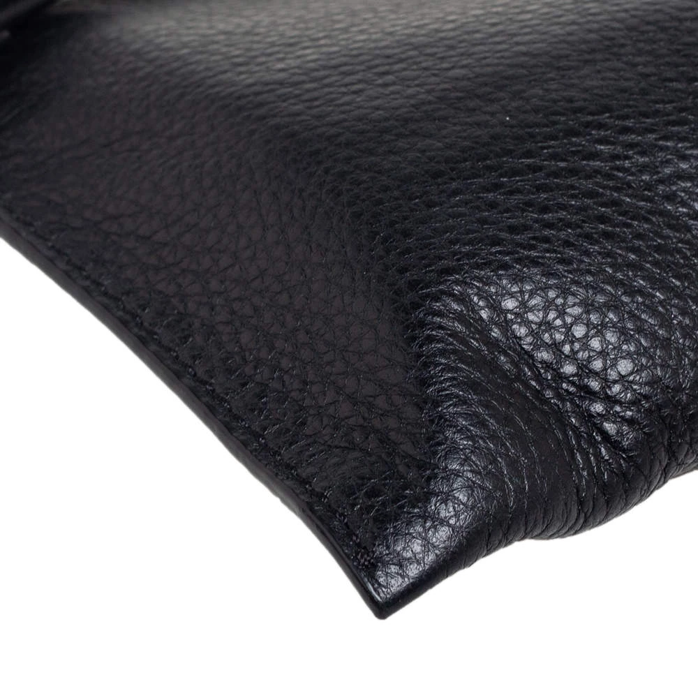 Michael Kors Black Leather Jet Set Wristlet Pouch For Women - Image 10