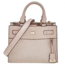 Michael Kors Beige Leather Medium Reagan Tote For Women