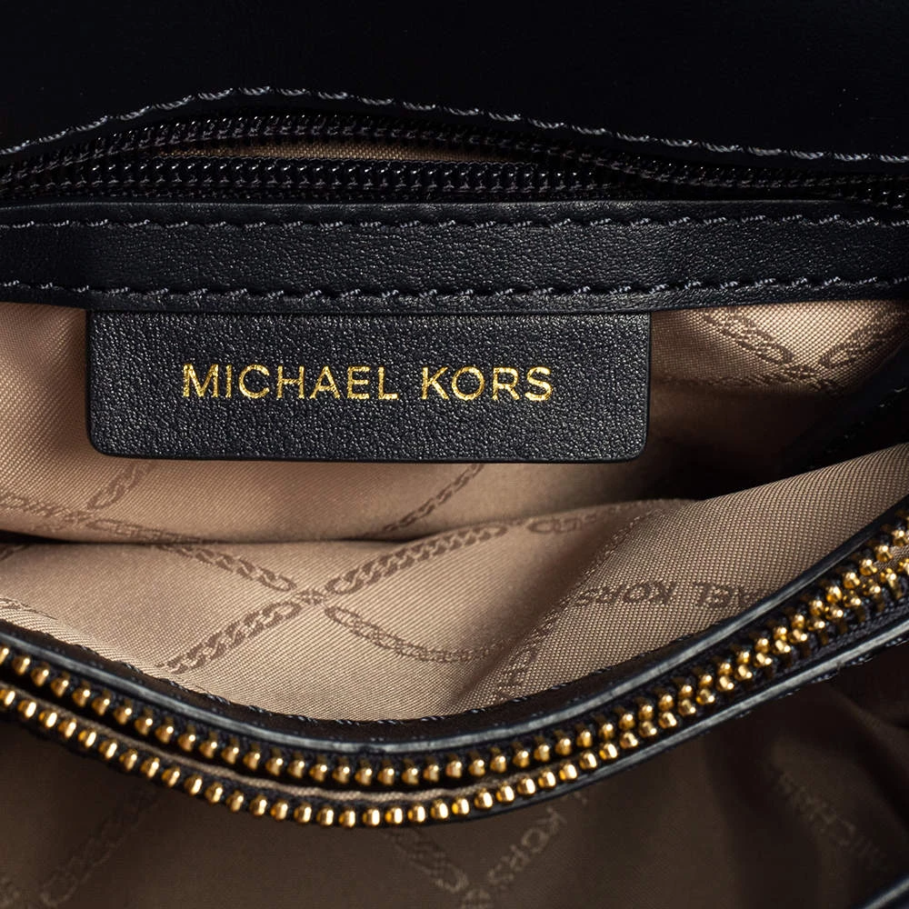 Michael Kors Blue Denim And Leather Whitney Shoulder Bag For Women - Image 9