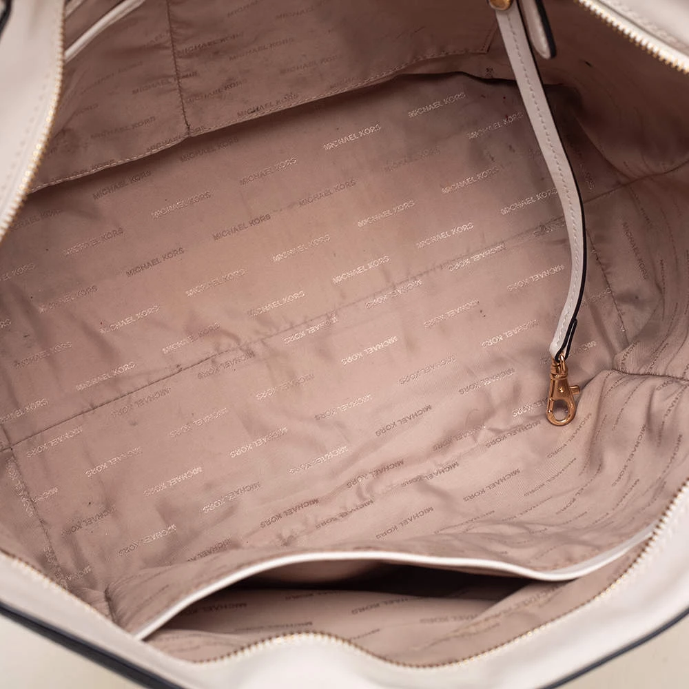 Michael Kors Navy Blue/White Leather Whitney Tote For Women - Image 11