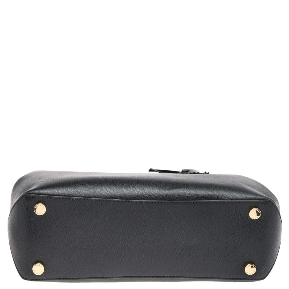 Michael Kors Black Leather Florence Satchel For Women - Image 6