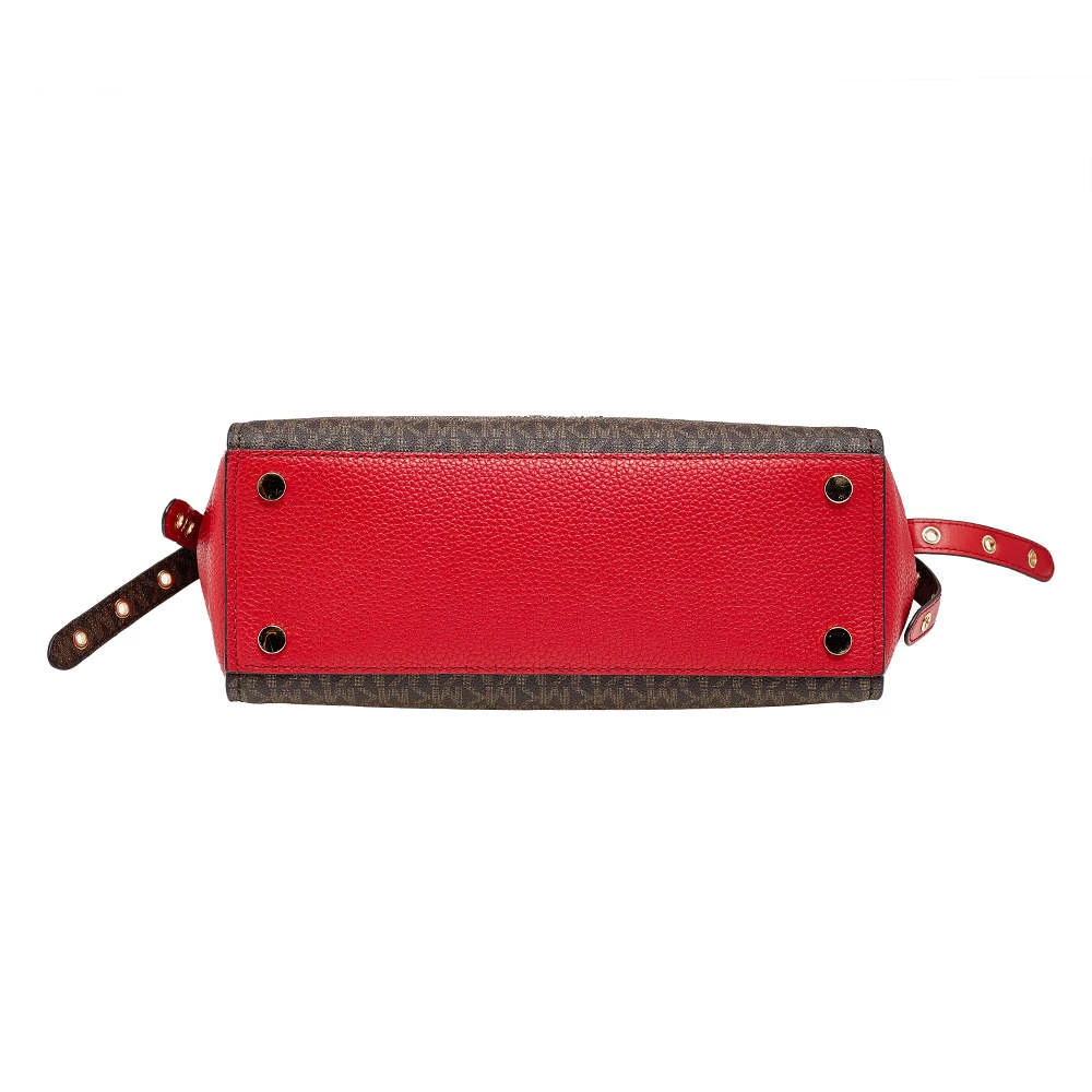 Michael Kors Multicolor Coated Canvas And Leather Bristol Medium Top Handle Bag For Women - Image 6