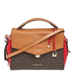 Michael Kors Multicolor Coated Canvas And Leather Bristol Medium Top Handle Bag For Women