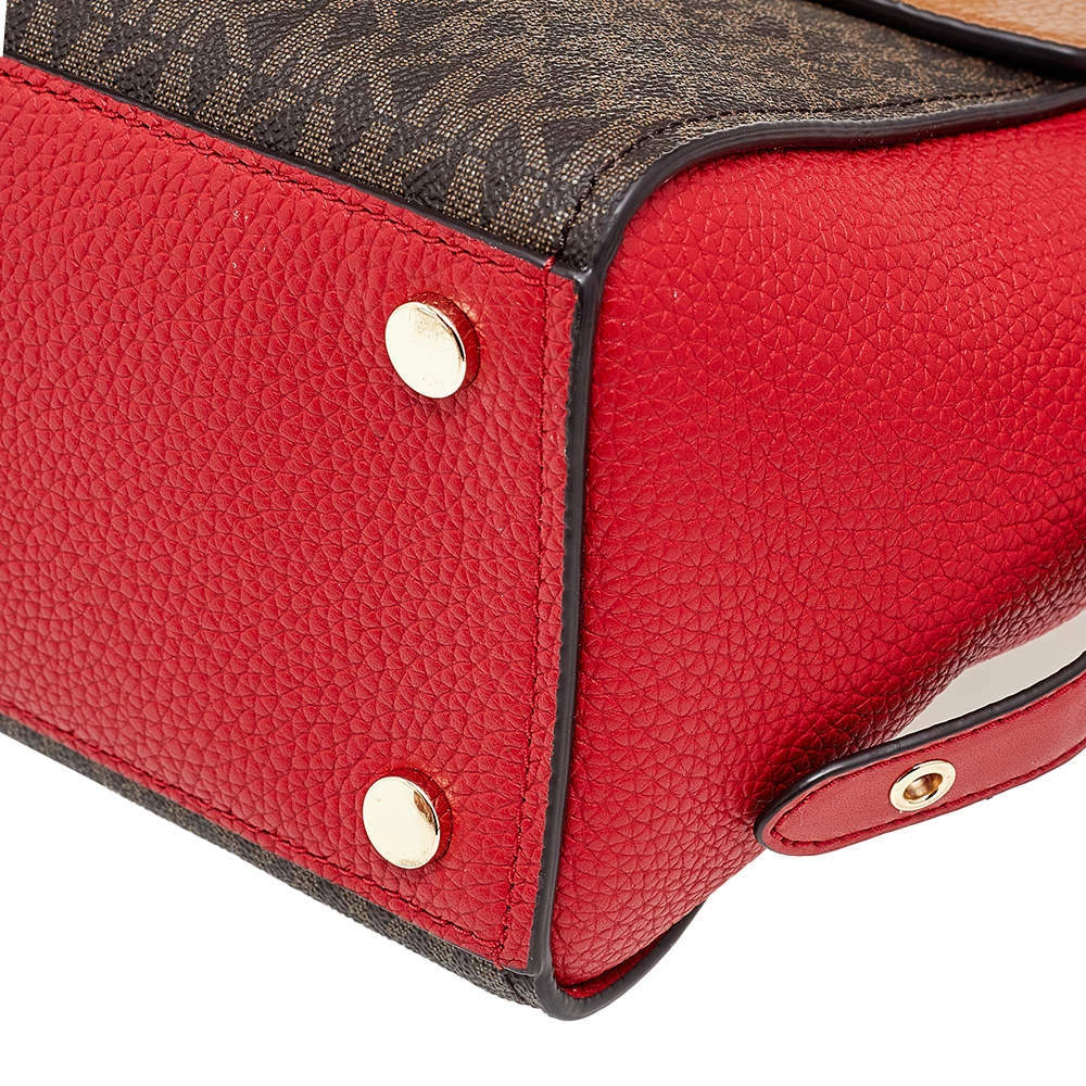 Michael Kors Multicolor Coated Canvas And Leather Bristol Medium Top Handle Bag For Women - Image 11