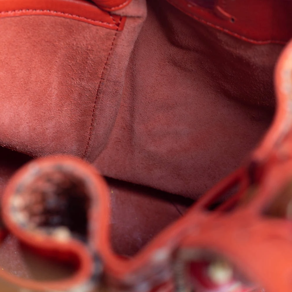 Michael Kors Multicolor Snakeskin Leather Chain Link Tote For Women - Image 8