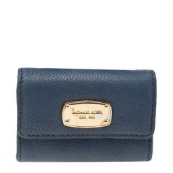Michael Kors Blue Leather Wallet For Women