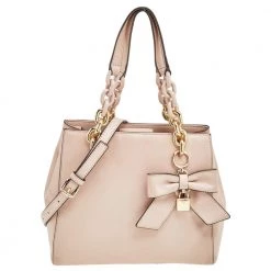 Michael Kors Pink Leather Satchel For Women