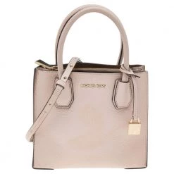 Michael Kors Blush Pink Leather Mini Mercer Tote For Women