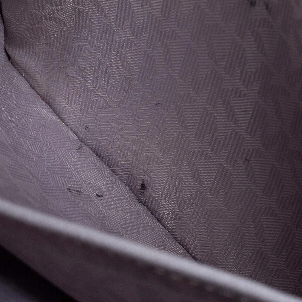 Michael Kors Grey Saffiano Leather Large Jet Set Crossbody Bag For Women - Image 9