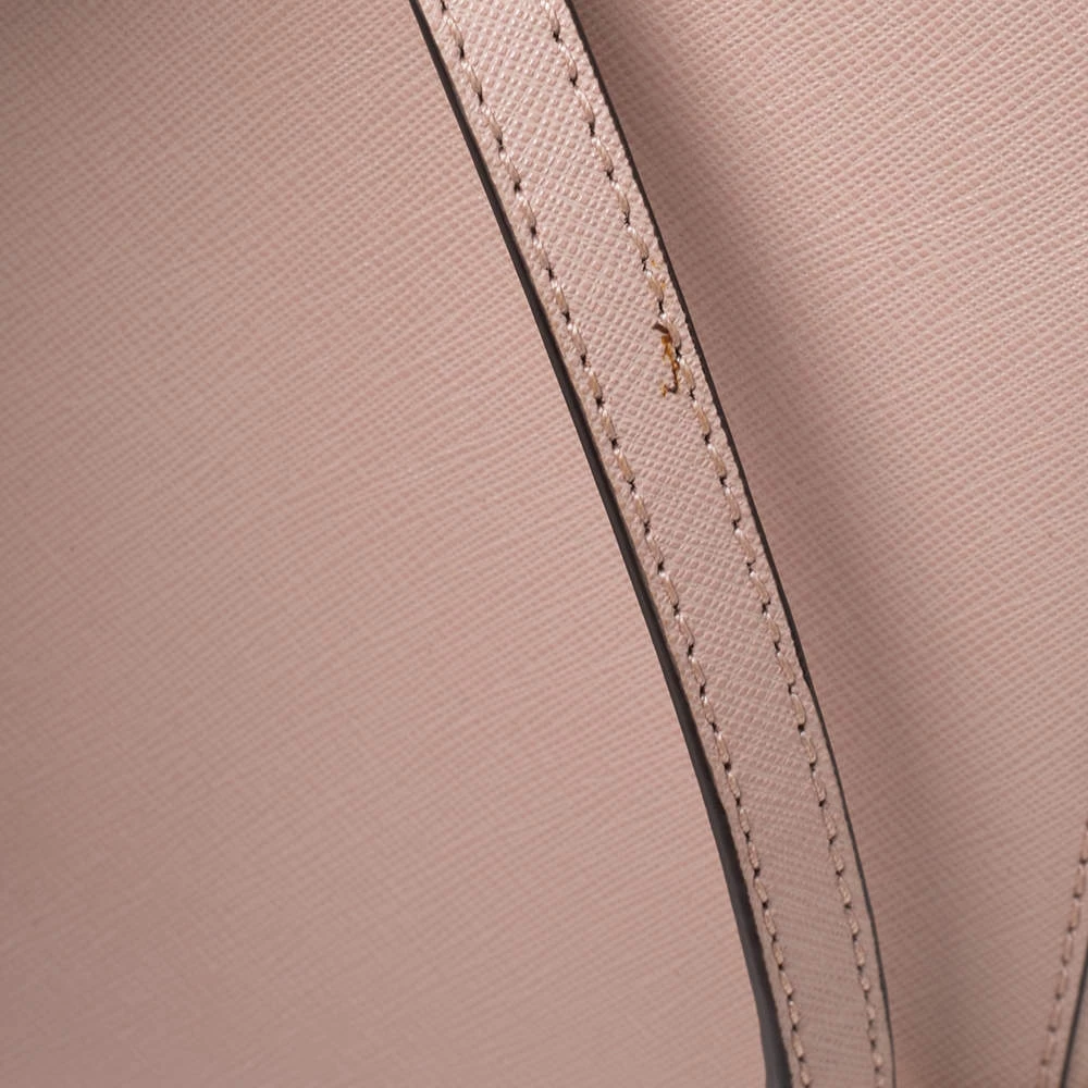 Michael Kors Powder Pink Saffiano Leather Jet Set Crossbody Bag For Women - Image 6