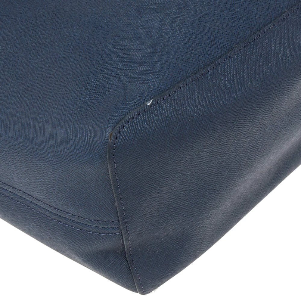 Michael Kors Blue Leather Jet Set Tote For Women - Image 12