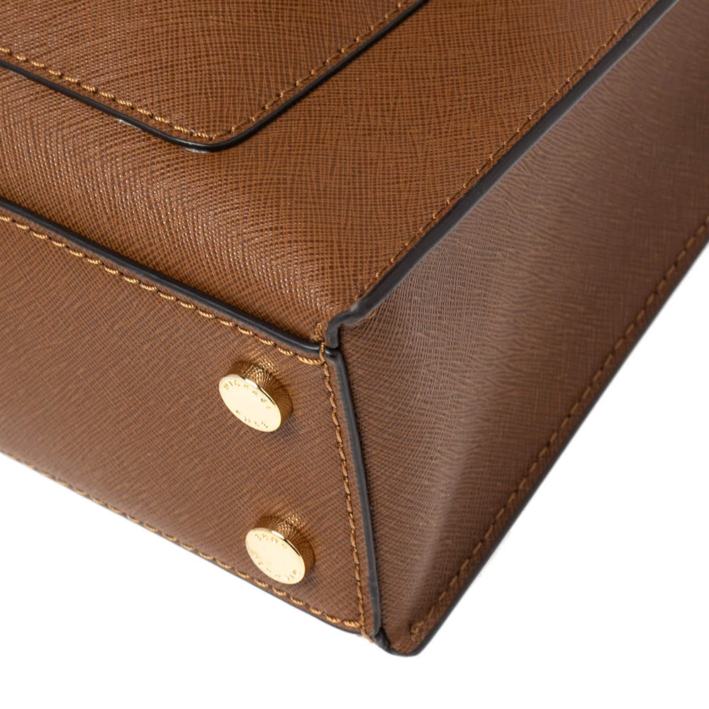 Michael Kors Brown Saffiano Leather Small Bridgette Tote For Women - Image 11