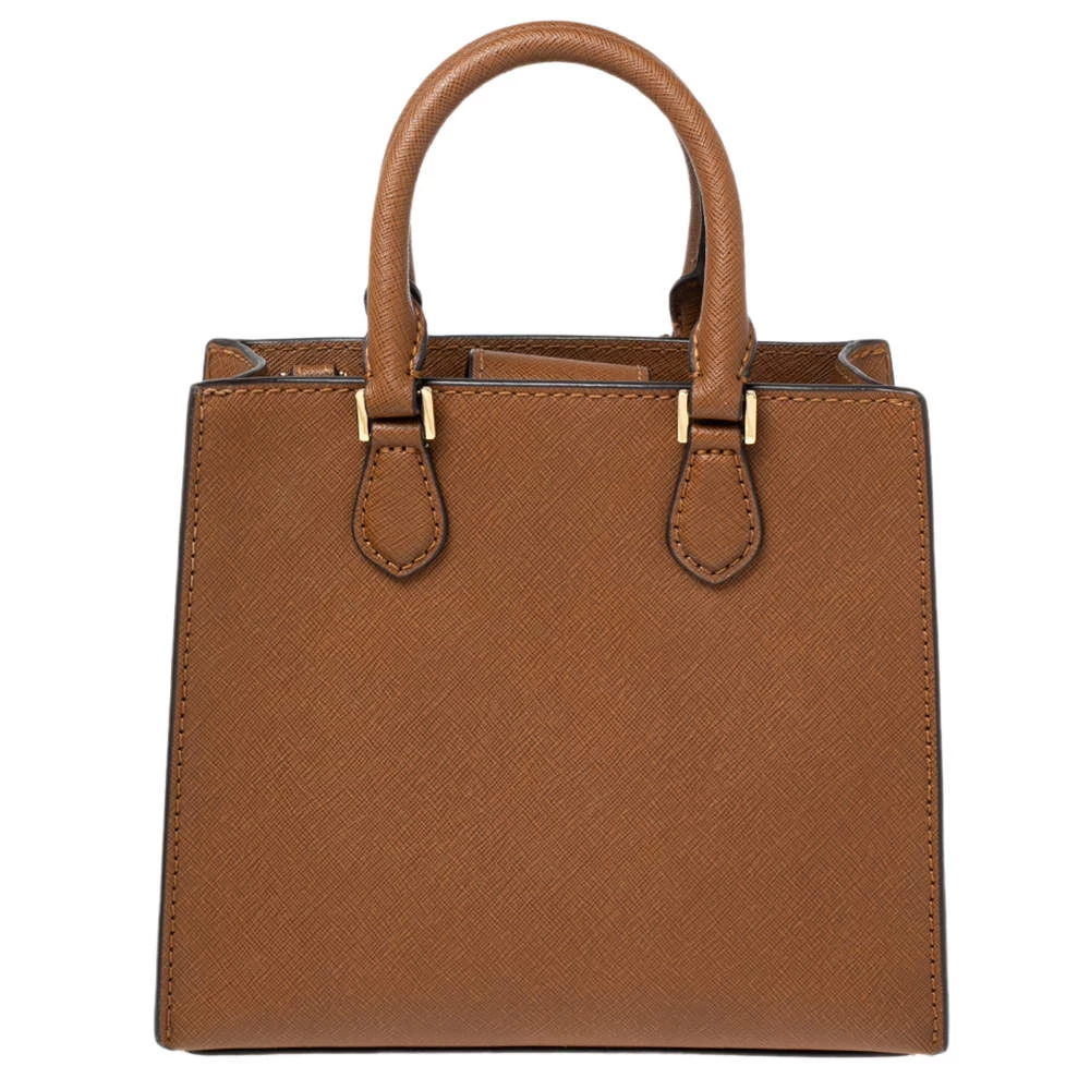 Michael Kors Brown Saffiano Leather Small Bridgette Tote For Women - Image 4