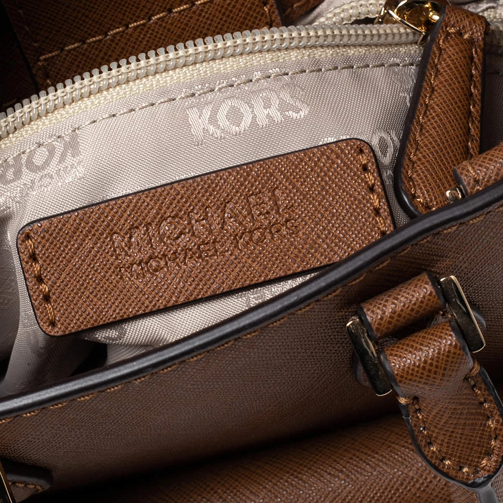 Michael Kors Brown Saffiano Leather Small Bridgette Tote For Women - Image 8