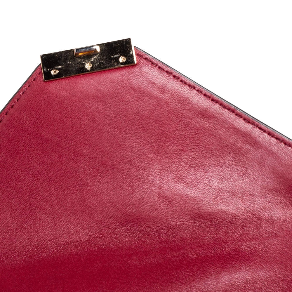 Michael Kors Burgundy Leather Small Whitney Shoulder Bag For Women - Image 9