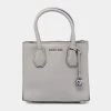 Michael Kors Grey Leather Mercer Tote For Women