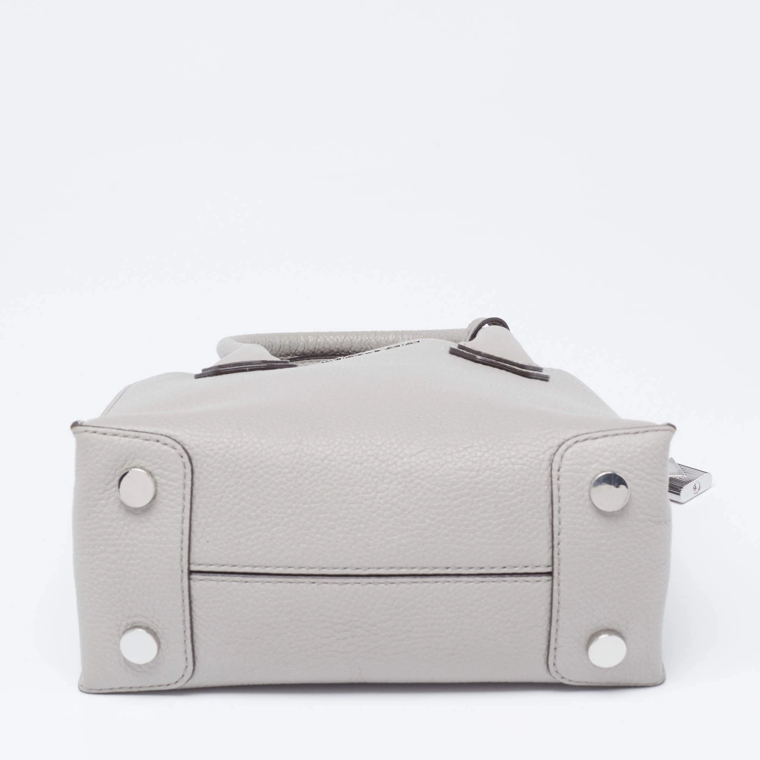 Michael Kors Grey Leather Mercer Tote For Women - Image 6