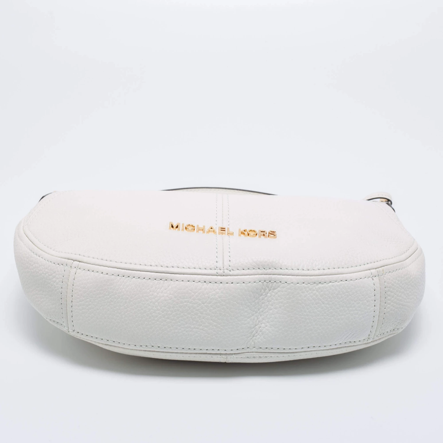 Michael Kors White Leather Bedford Hobo For Women - Image 6